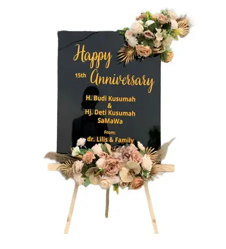 Papan Bunga Akrilik Simpang Kiri